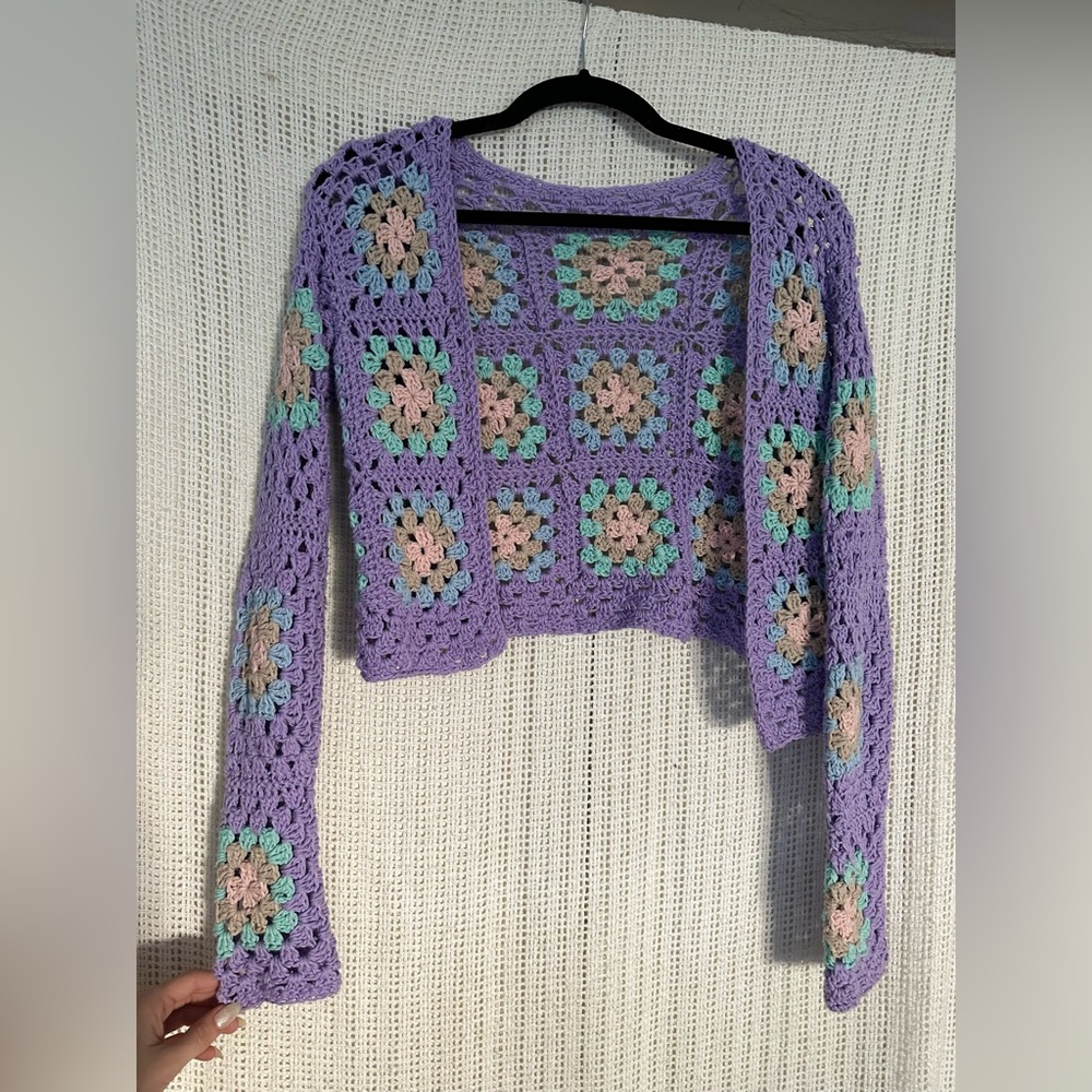 Handmade Crocheted Cardigan